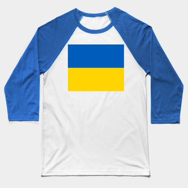 Ukrainian Flag Baseball T-Shirt by Scar